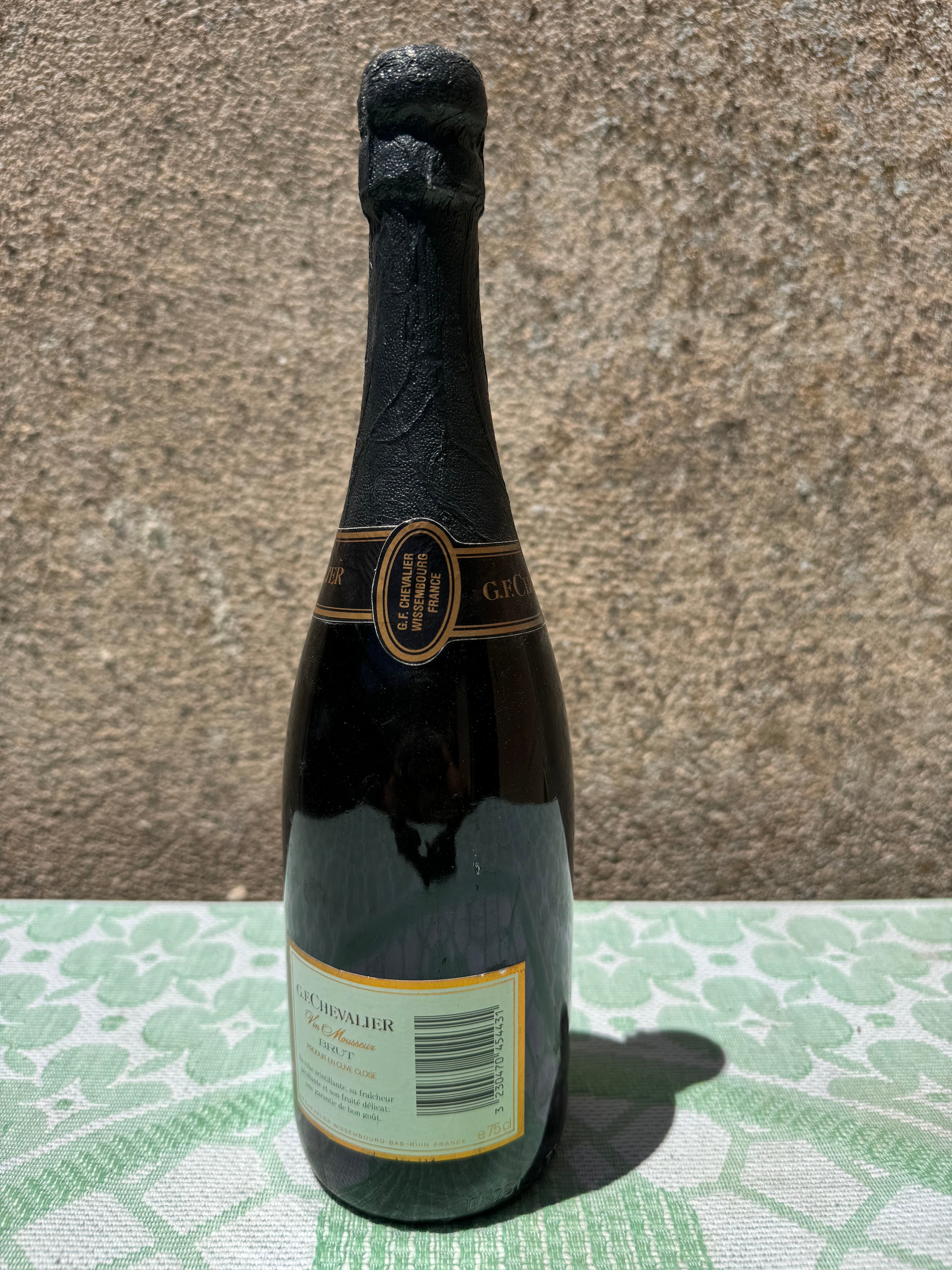 Sealed bottle of G F Chevalier
