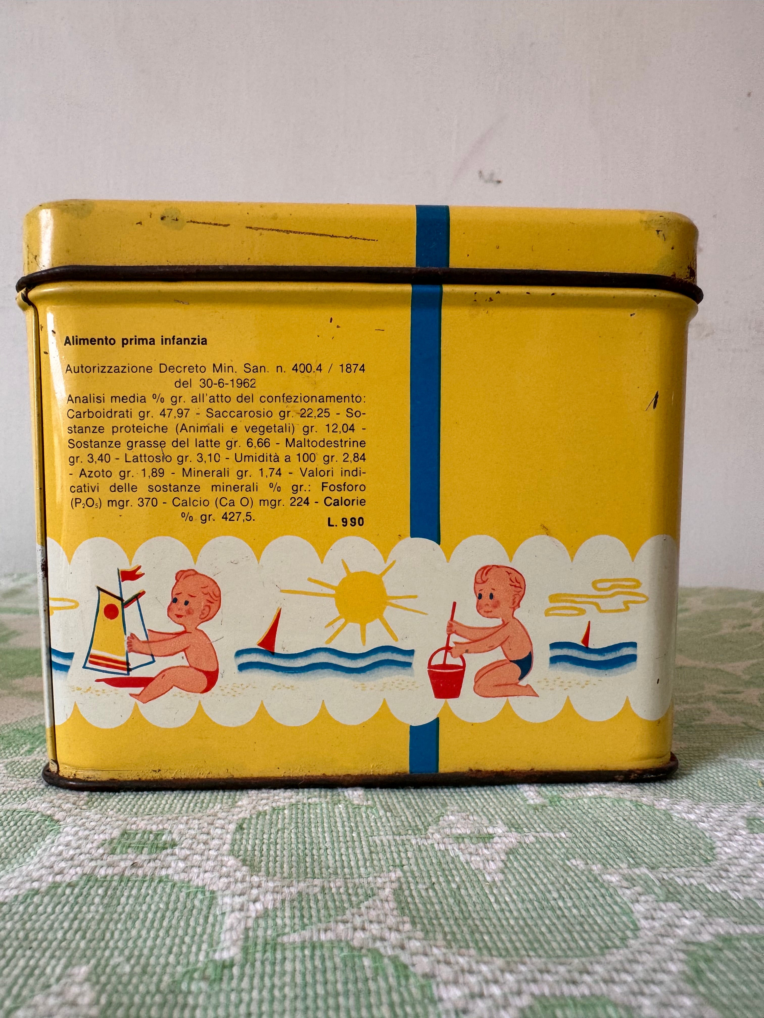 Vintage Italian Metal Tin
