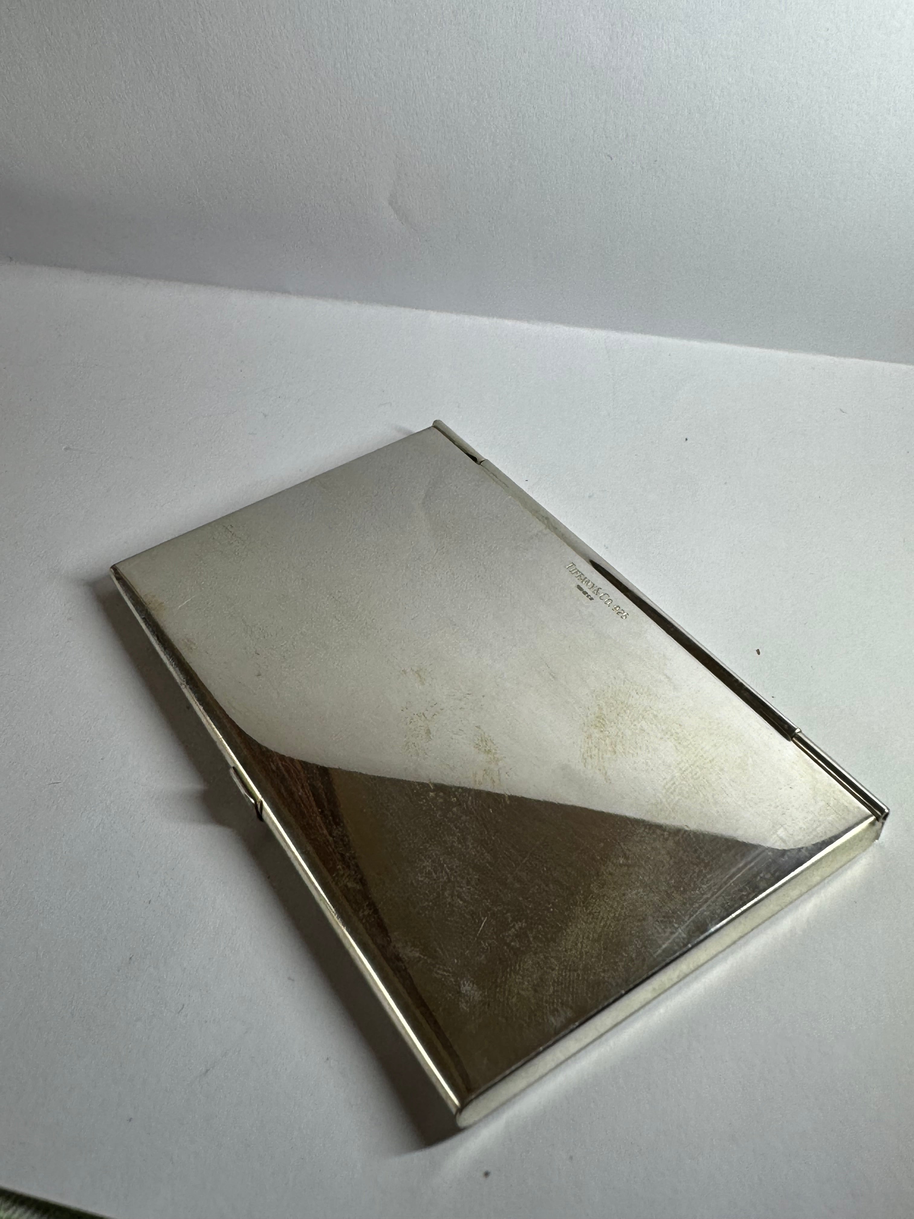 Tiffancy & Co Solid Silver Card Case