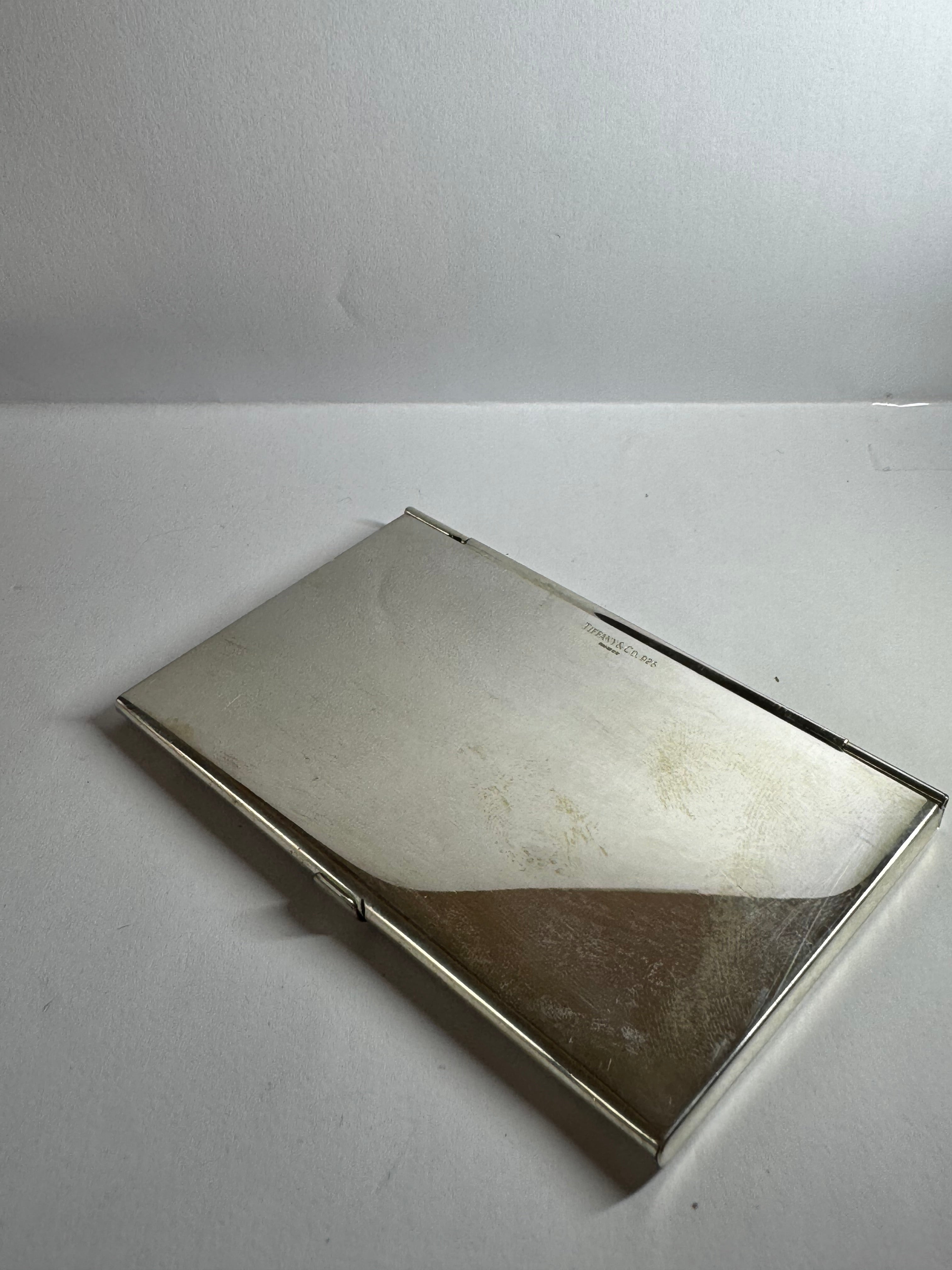 Tiffancy & Co Solid Silver Card Case