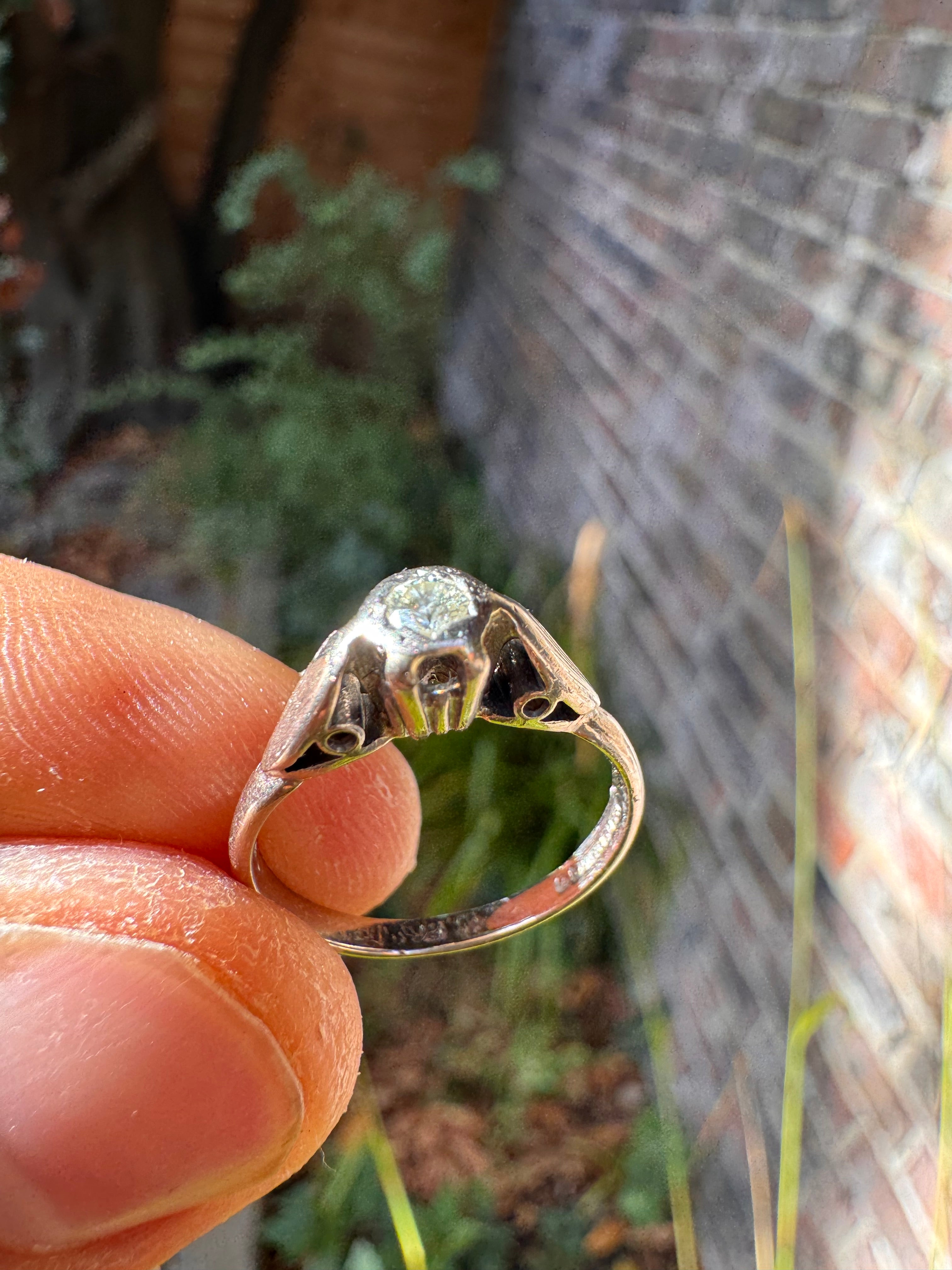 18ct Diamond Solitaire Engagement Ring Estimate £180- £290