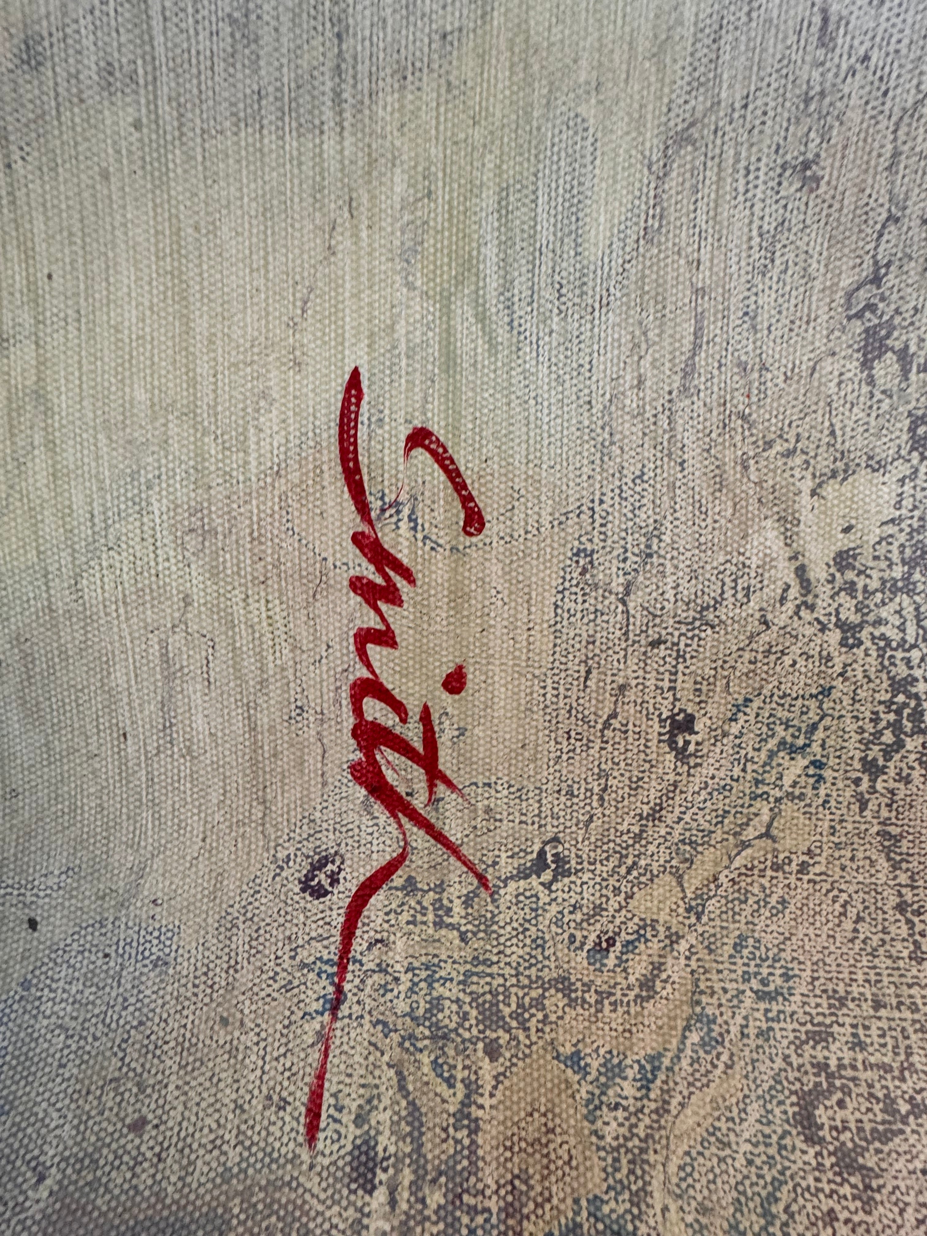Lot 8: Floral Art Artwork - Barcelona, Spain based Artist (Estimate £20-30)