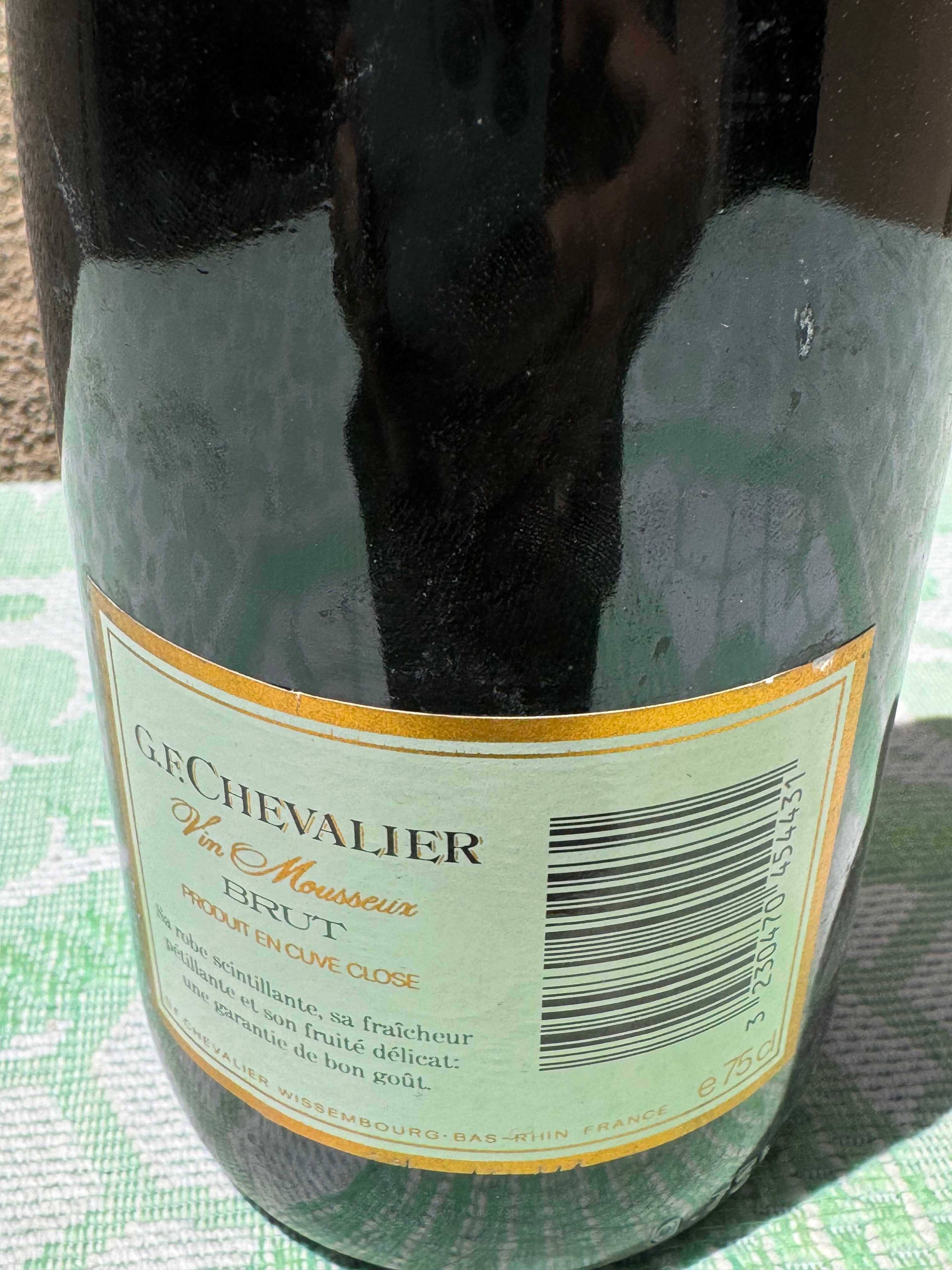 Sealed bottle of G F Chevalier