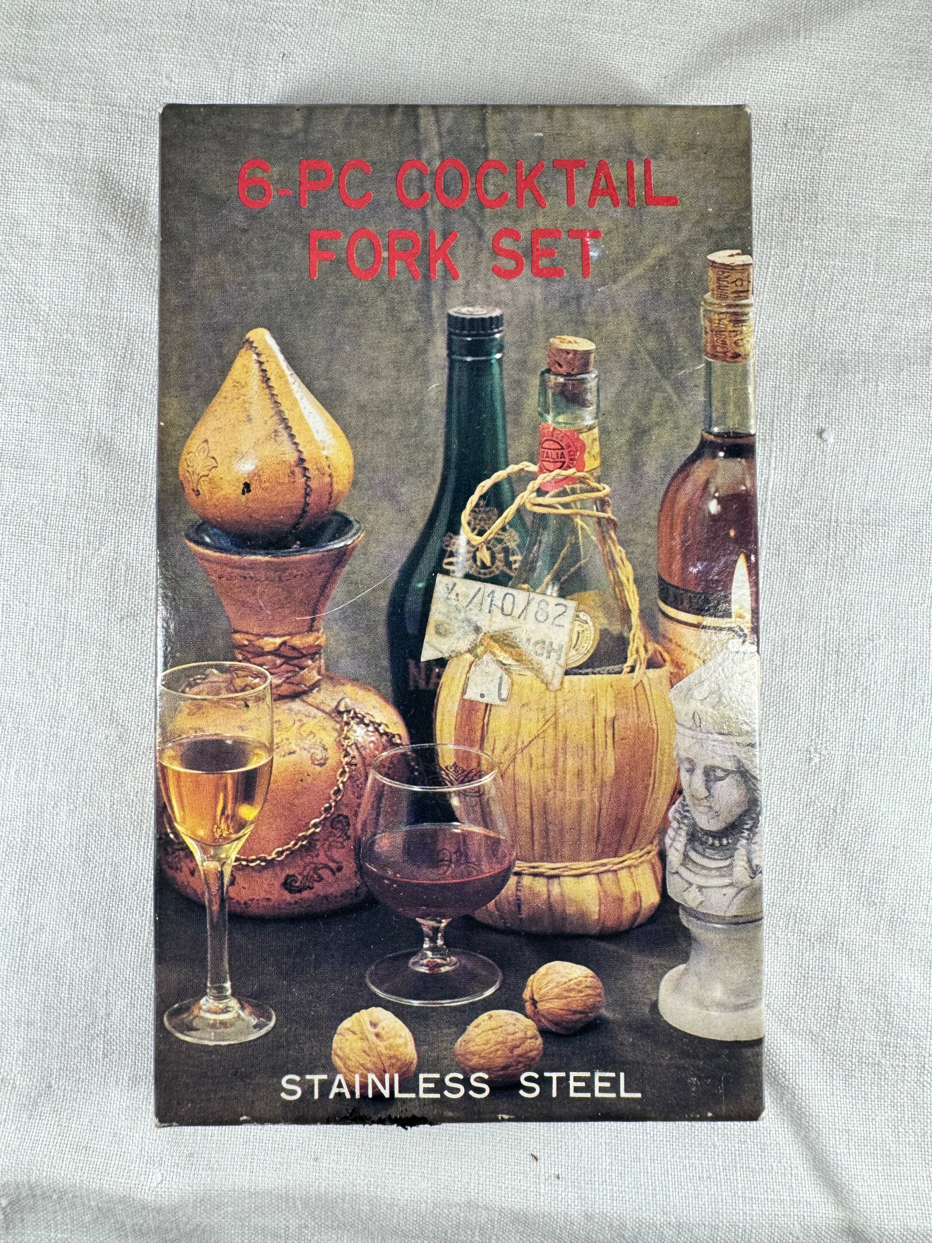 Vintage Italian Cocktail Fork Set