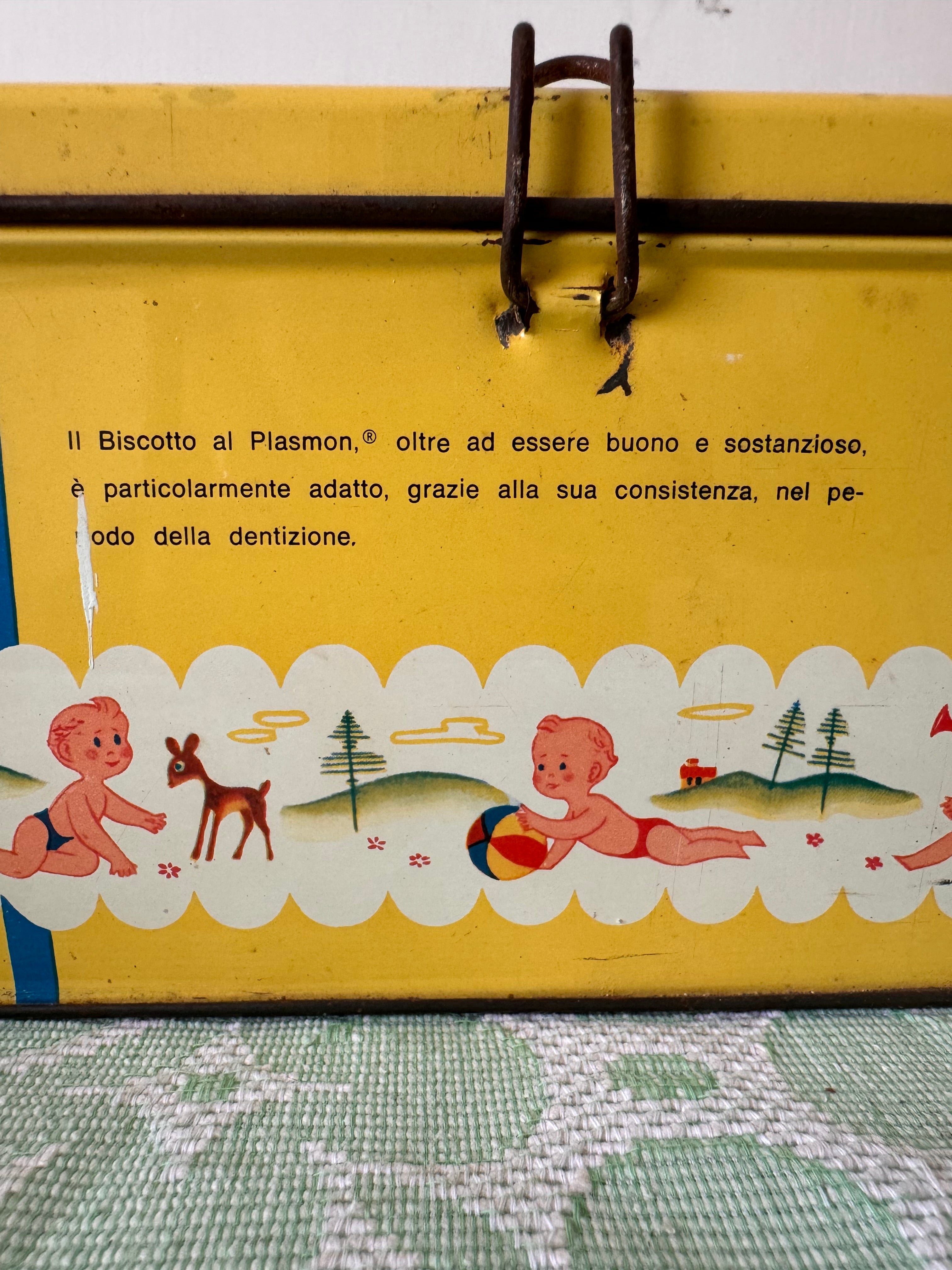 Vintage Italian Metal Tin