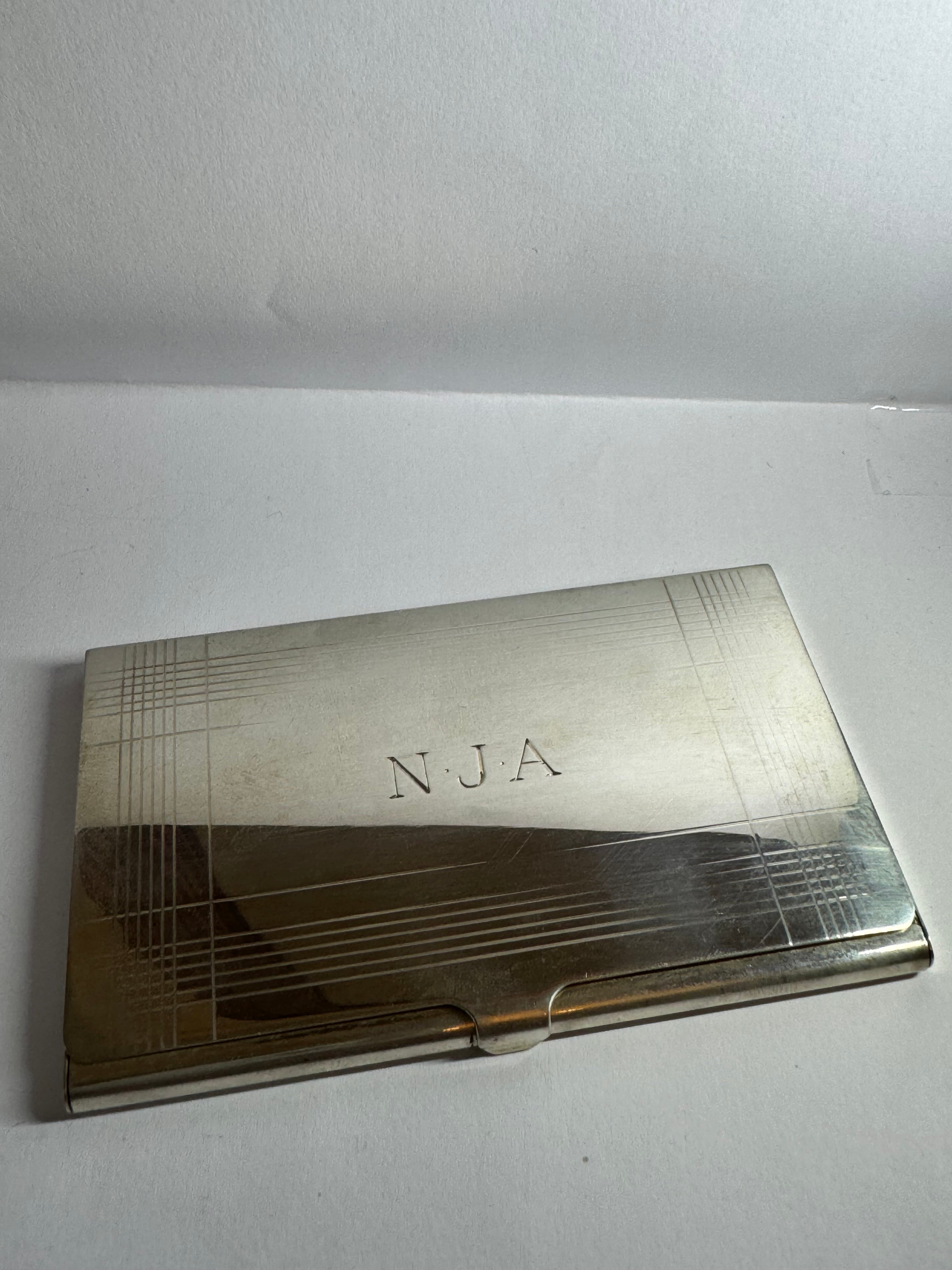 Tiffancy & Co Solid Silver Card Case