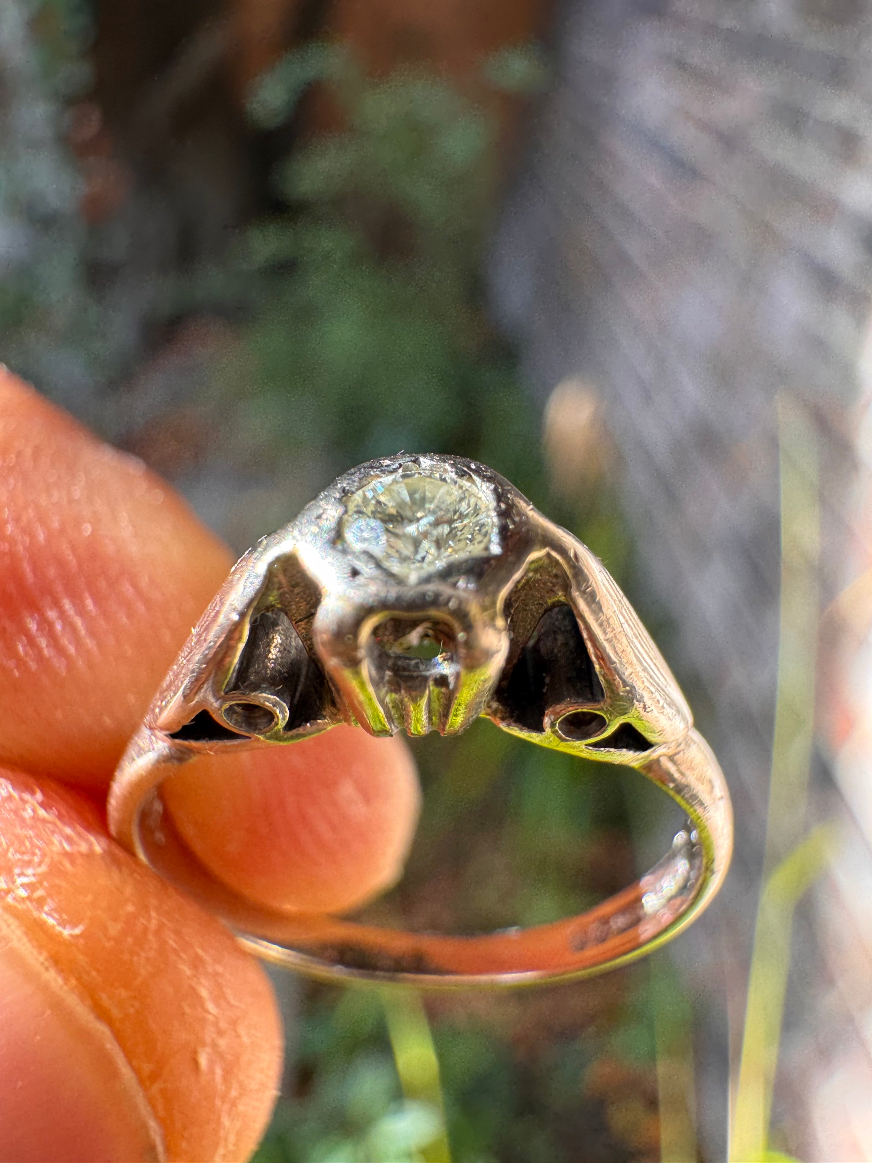 18ct Diamond Solitaire Engagement Ring Estimate £180- £290