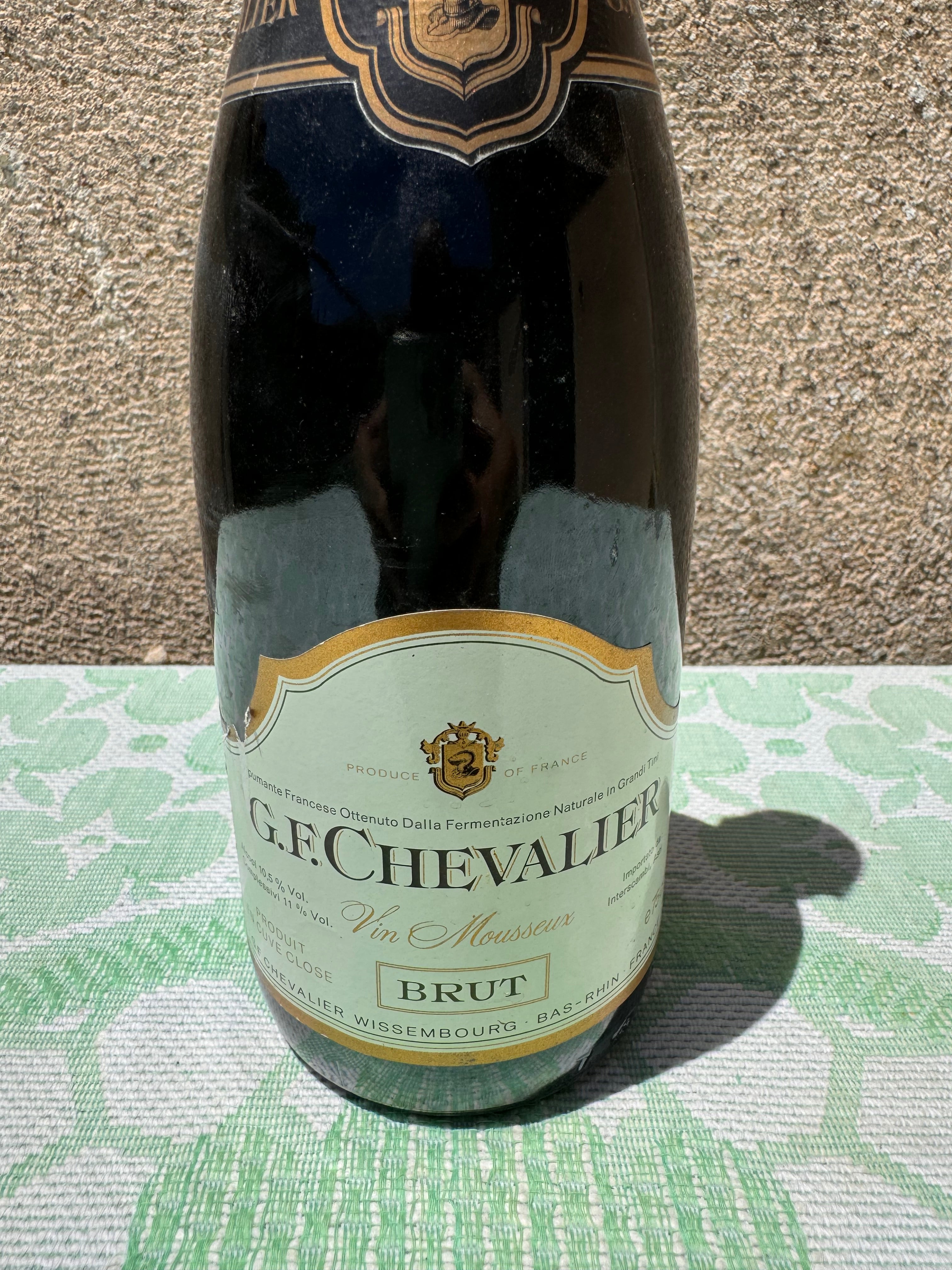 Sealed bottle of G F Chevalier