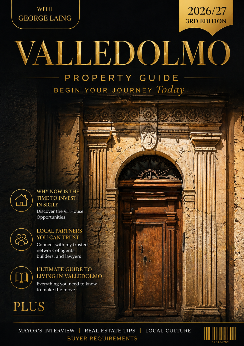 Italy Property Guide 2026/27 | Featuring: Valledolmo 1€ Homes